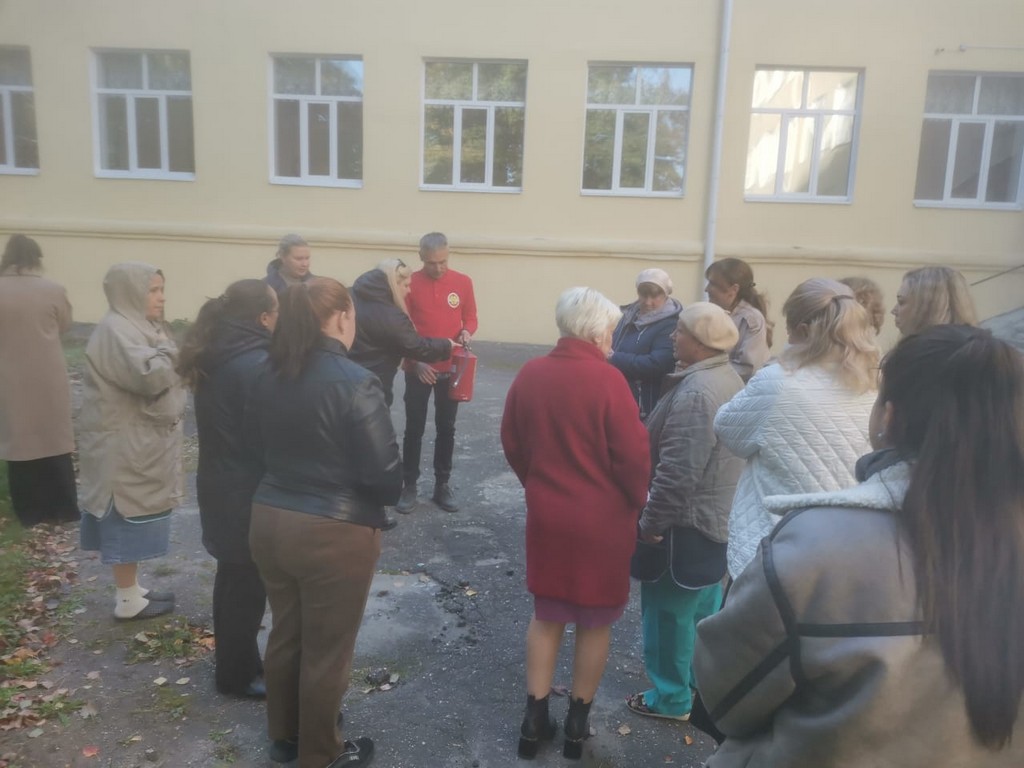 Инструктаж по пожарной безопасности в муромской школе № 3