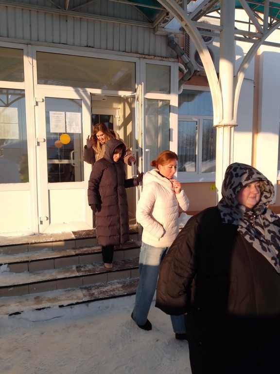 Тренировка эвакуации при пожаре в ЗАГСе города Муром